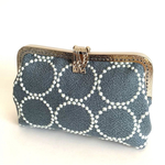 ミナペルホネン　がま口クラッチバッグ