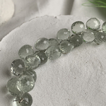 AAAグリーンアメジストオニオンシェイプビーズ