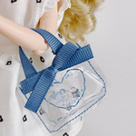 クリアブルー　プールバッグ