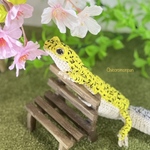 ヒョウモントカゲモドキハイイエロー　あみぐるみ