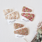 親子セット♡インド刺繍リボンのヘアパッチンピン