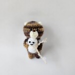 虹ぷっちちゃん と 雪だるま 熊Brown