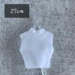 Zettiミニトップ・27cmサイズ（ホワイト）