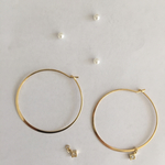 シンプルフープピアス