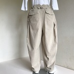 コットンリネンのゆったりパンツ
