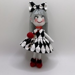 ハンドメイドドールチャーム　バックチャーム　お人形