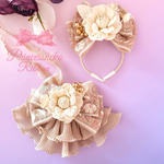 インド刺繍リボン🎀カチューシャ&チョーカーセット　⑥
