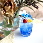 330 ＊夏のドリンク　イルカさん＊　ミニチュアスイーツ　ジュース　シルバニア　ドールハウス　レジン　ねんどろいど　夏　