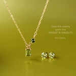 【夏の福袋】Green line ネックレス＆ピアス｜期間限定｜14Kgf