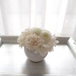 【再販】プリザーブドフラワーお供え花　“祈り”