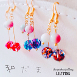 和だま お祭り 浴衣 ピアス