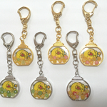 ぴっぴレジンキーホルダー☆送料無料