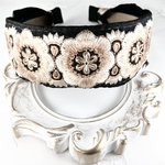 全品1000円🎉 10/15まで ☆インド刺繍リボン カチューシャ　No.b040