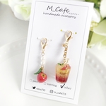 【チャーム】丸ごとりんご🍎とアップルティーソーダ＊チャーム＊ミニチュアスイーツ