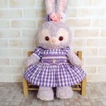 ステラルー スモック刺繡ワンピース（紫） Sサイズ 