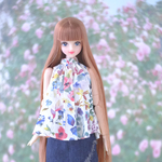 ジェニーちゃん服＊ホルターネックブラウス＊momoko