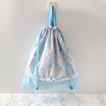 【送料無料11月末まで】大きめ体操着袋☆ユニコーンの音楽隊　ブルー