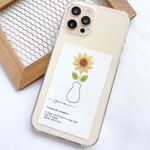 再販『sunflower』クリアケース　iPhoneSE iPhoneX iPhone11 iPhone12 iPhone12Pro iPhone12mini