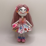 ハンドメイドドールチャーム　バックチャーム　お人形