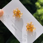 【10/31まで  引越しありがとうセール】🧡金木犀🧡 ピアス イヤリング 