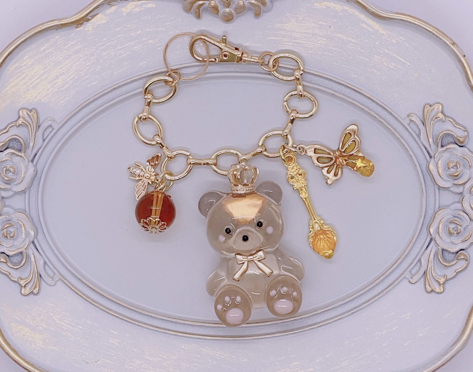 ◇◇キラキラ・ラムネ瓶シェイカーキーホルダー 1点◇◇ - Ange Shop's