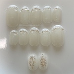 ネイルチップ　ホワイト