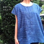 夏の着物チュニック/着物リメイク