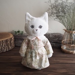 【チャリティー販売】しろねこ◎もうふぐるみ