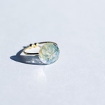 glass jellyfish ring #13