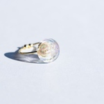 glass jellyfish ring #21