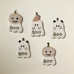 ハロウィン　飾り　1個　ハロウィンパーティー　コースター　デコレーション　ミニマット　おばけ　ねこ　かぼちゃ　パンプキン　ナチュラル　パンチニードル　