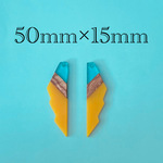 importアクリルチャーム　イエロー系　2個入り