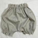 【再再販】C&S生地使用 星の綿麻 マッシュルーム かぼちゃパンツ