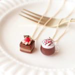 renewal◇《選べる》チョコレートケーキとホットチョコレートのネックレス