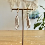 8／2〜4販売mau soar featherイヤリング(アレルギー非対応)