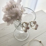 サクラピンク🌸ティアドロップのピアス