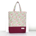  ポピーの花　A4 トートバッグ　ピンク