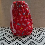 コップ袋　リボン柄