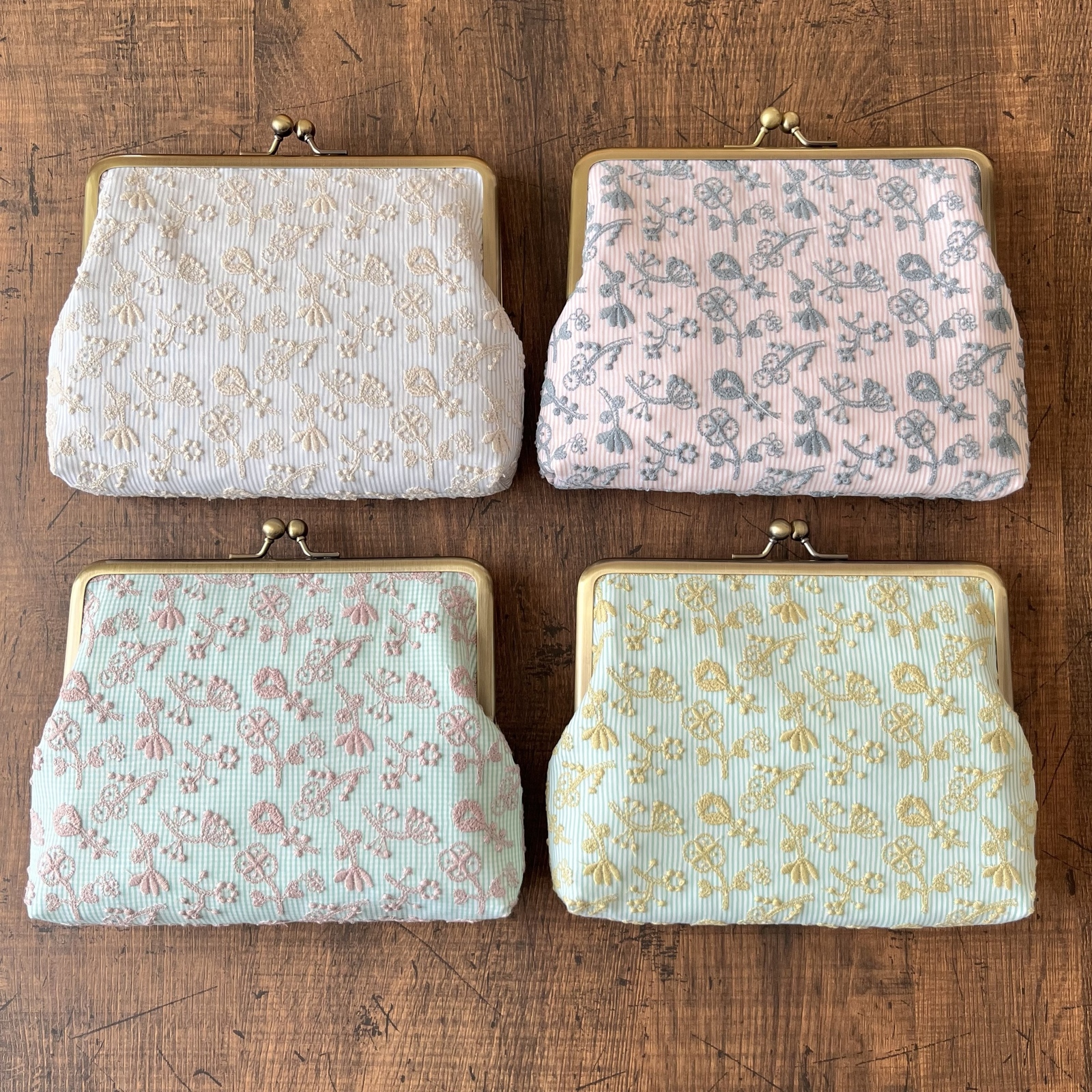 ☆新作☆ 口金24cm 縦長め がま口 大きめ お財布 バッグ