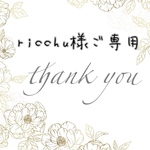 ricchu様専用ページ