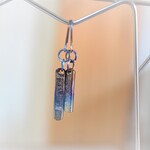 Titanium　pierced earrings・チタンピアス・路傍2・一点物