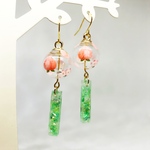 ✨再販✨peachな風鈴ピアス／イヤリング