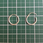 SLV925 フープピアス直径12mm（両耳）