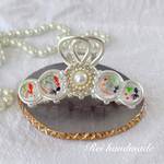 金魚舞うバンスクリップ　シルバー（送料無料）