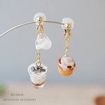 【New!!】アイスミルクコーヒーとシナモンロールのピアス/イヤリング