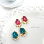 樹脂 金属アレルギー対応＊リッチピアス(ピンク)