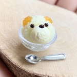 再販☆ミニチュアフード☆クマさんのかき氷♪