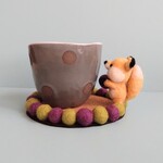 きつねさんとぶどうのコースター
