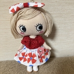 イーマリー服　赤いお花