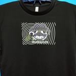 半袖黒Tシャツ(S～LL)：羽黒福造／笑うパグ